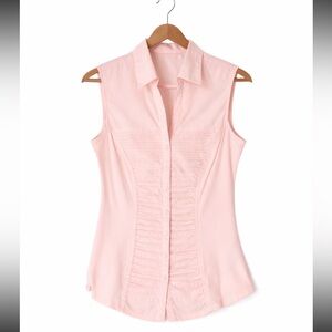 Zac & Rachel Light Pink Sleeveless Blouse